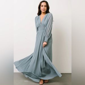Baltic Born Olivia Maxi Dress in Blue, size M